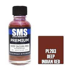 SMS PL203 Premium Acrylic Lacquer Deep Indian Red 30ml