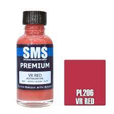 SMS PL206 Premium Acrylic Lacquer VR Red 30ml