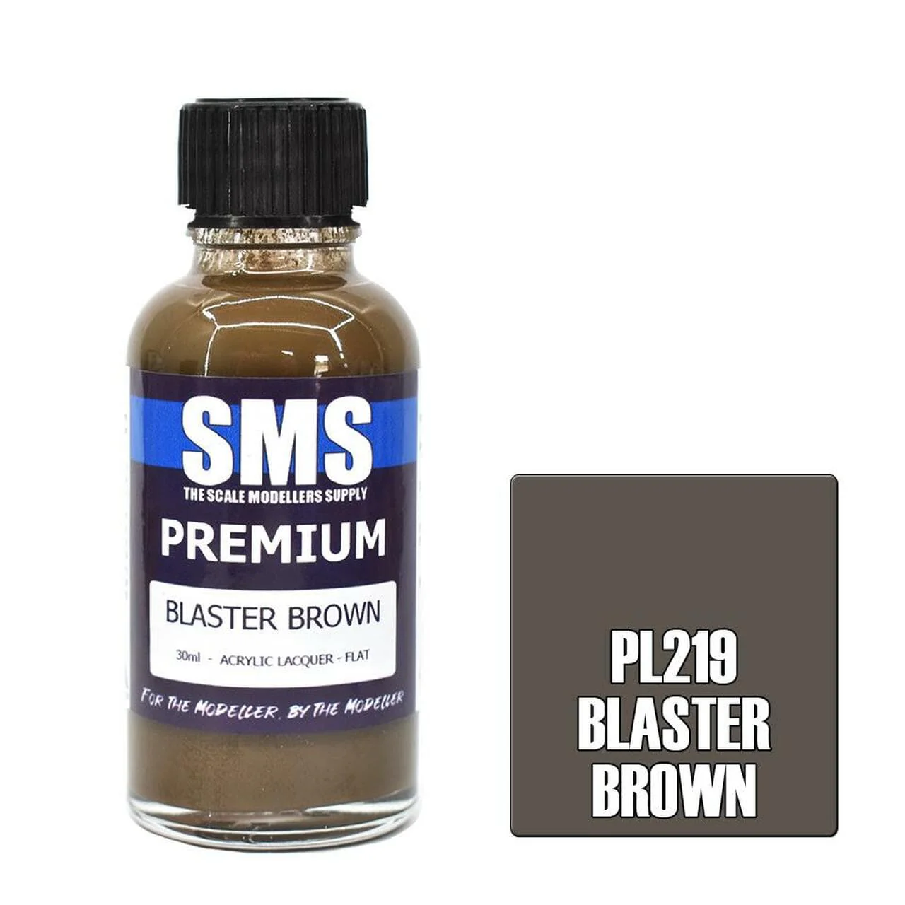 SMS PL219 Premium Acrylic Lacquer Blaster Brown 30ml