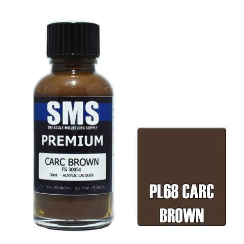 SMS PL68 Premium Acrylic Lacquer Carc Brown Fs30051 30ml