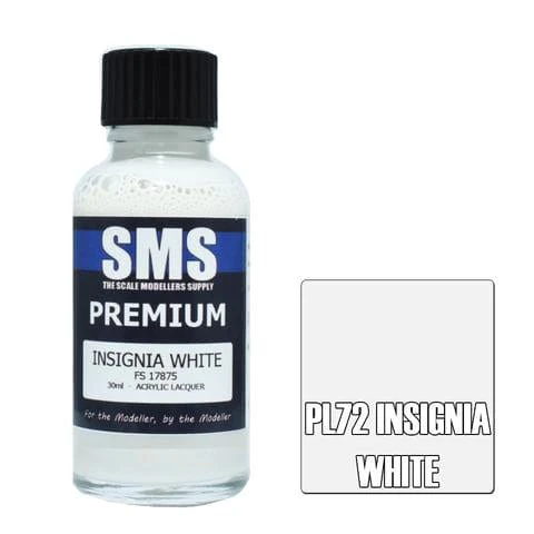 SMS PL72 Premium Acrylic Lacquer Insignia White Fs17875 30ml