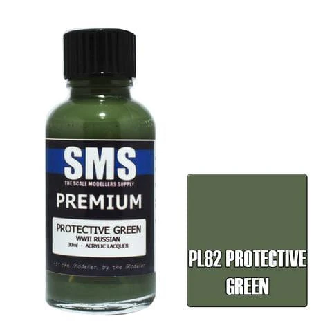 SMS PL82 Premium Acrylic Lacquer Protective Green 30ml