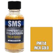 SMS PMT14 Metallic Acrylic Lacquer Inca Gold 30ml