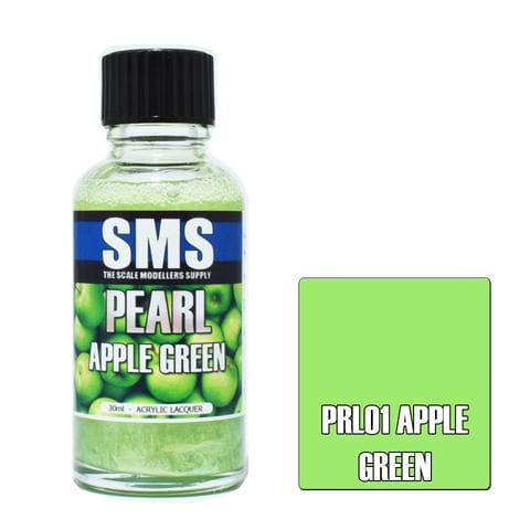 SMS PRL01 Premium Acrylic Lacquer Pearl Apple Green 30ml