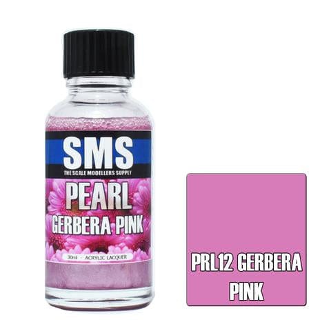 SMS PRL12 Premium Acrylic Lacquer Pearl Gerbera Pink 30ml