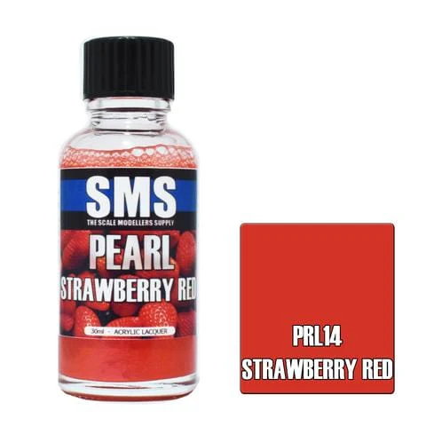 SMS PRL14 Premium Acrylic Lacquer Pearl Strawberry Red 30ml