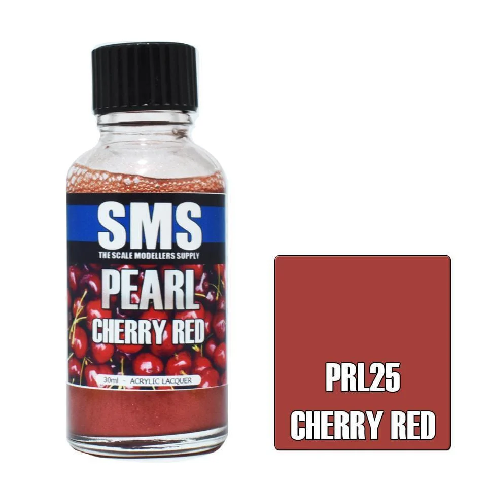 SMS PRL25 Acrylic Lacquer Pearl Cherry Red 30ml