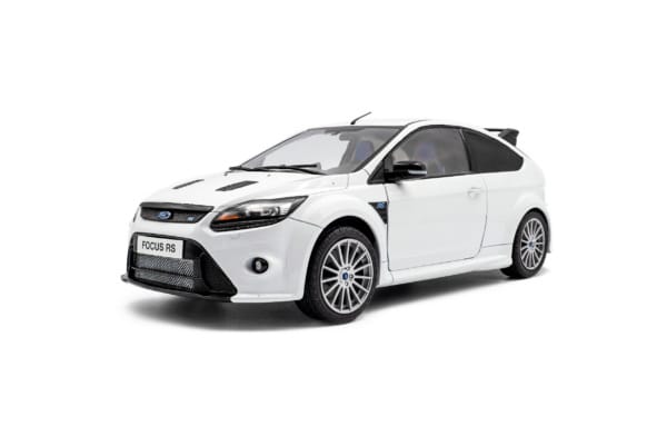 Solido 1/18 2009 Frozen White Ford Focus RS MK2 Pack RS Frozen White