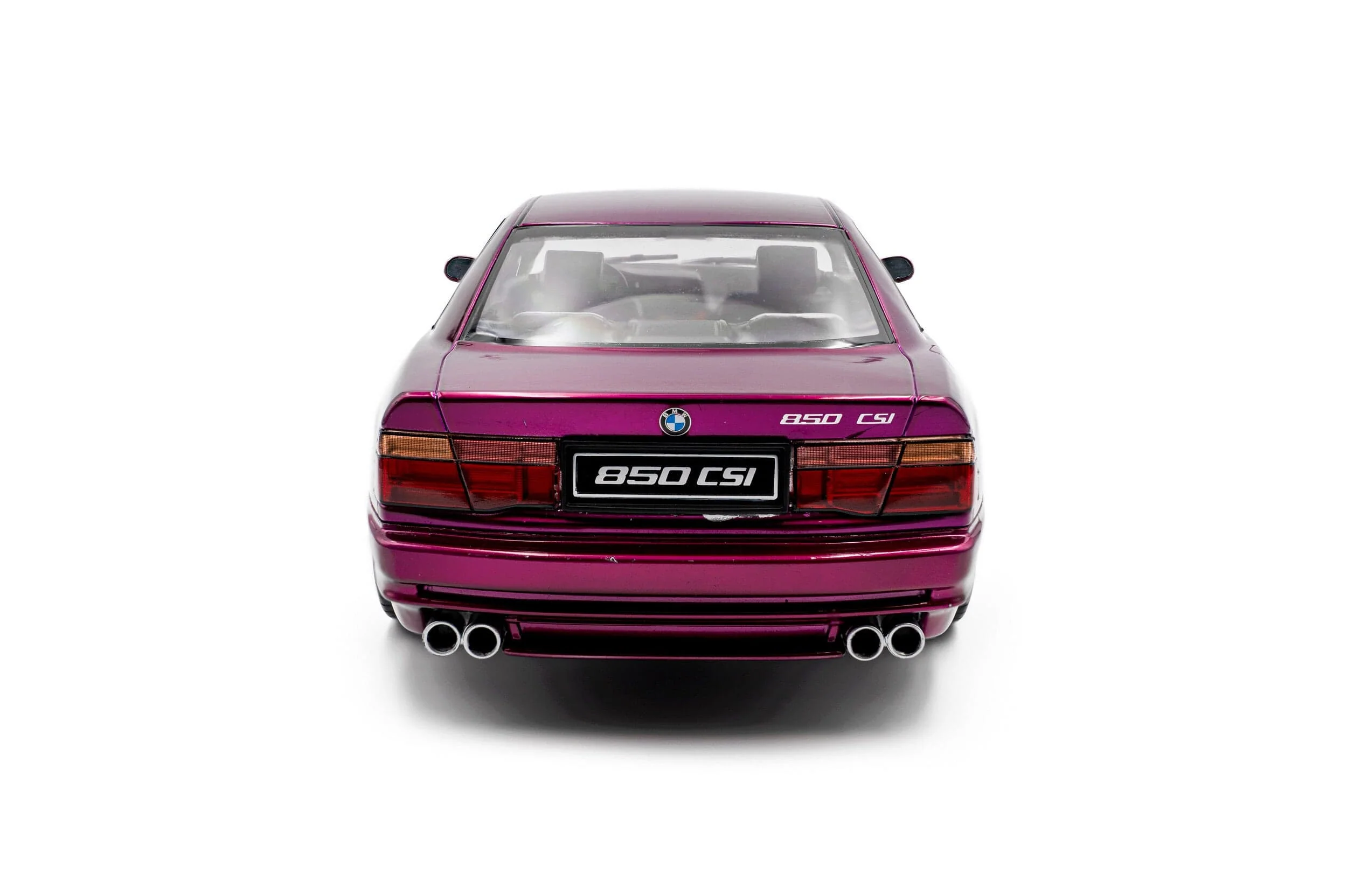Solido 1/18 Violet 1991 BMW 850 (E31) CSI Daytona Diecast Model - Image 4