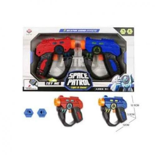 Space Patrol Blasters 2pk with Lights & Sounds**