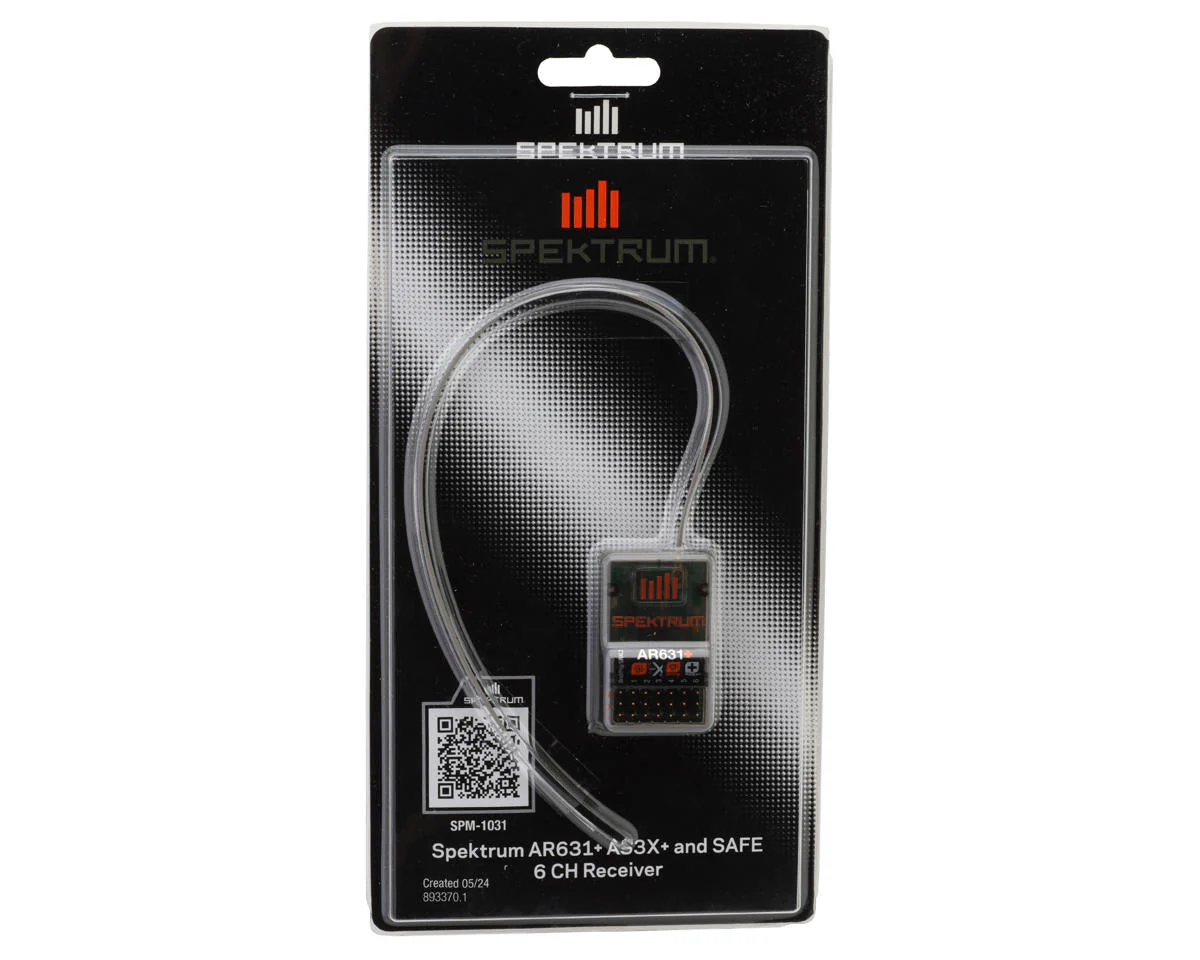 Spektrum AR631+ 6 Channel AS3X+ and SAFE Receiver [SPM-1031] - Image 4
