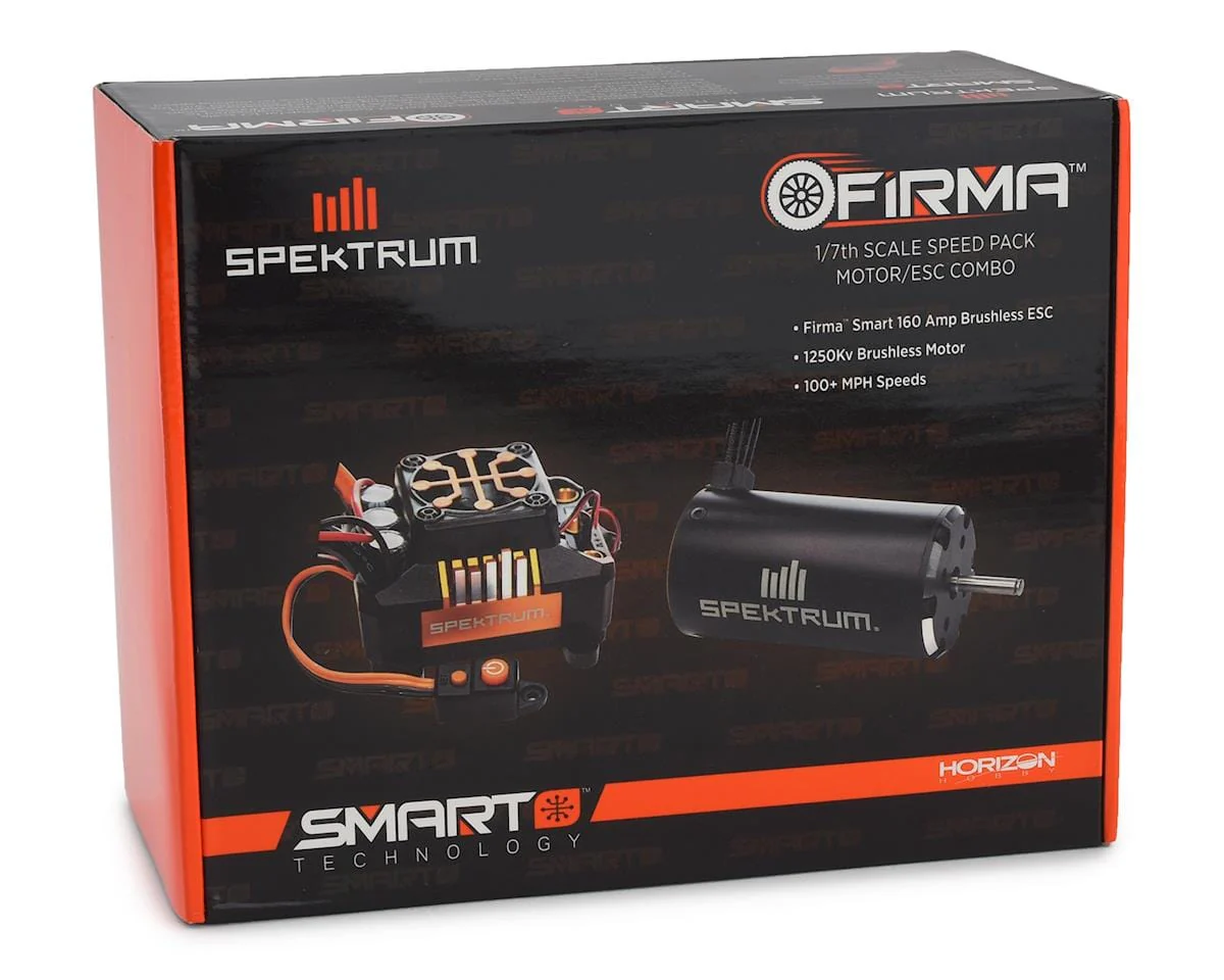 Spektrum Firma 160A Smart ESC with 1250Kv Sensorless Motor** - Image 2