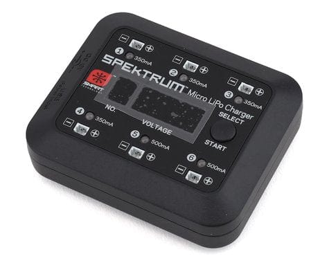 Spektrum Spektrum Micro 6 Port DC/USB 1S LiPo Battery Charger