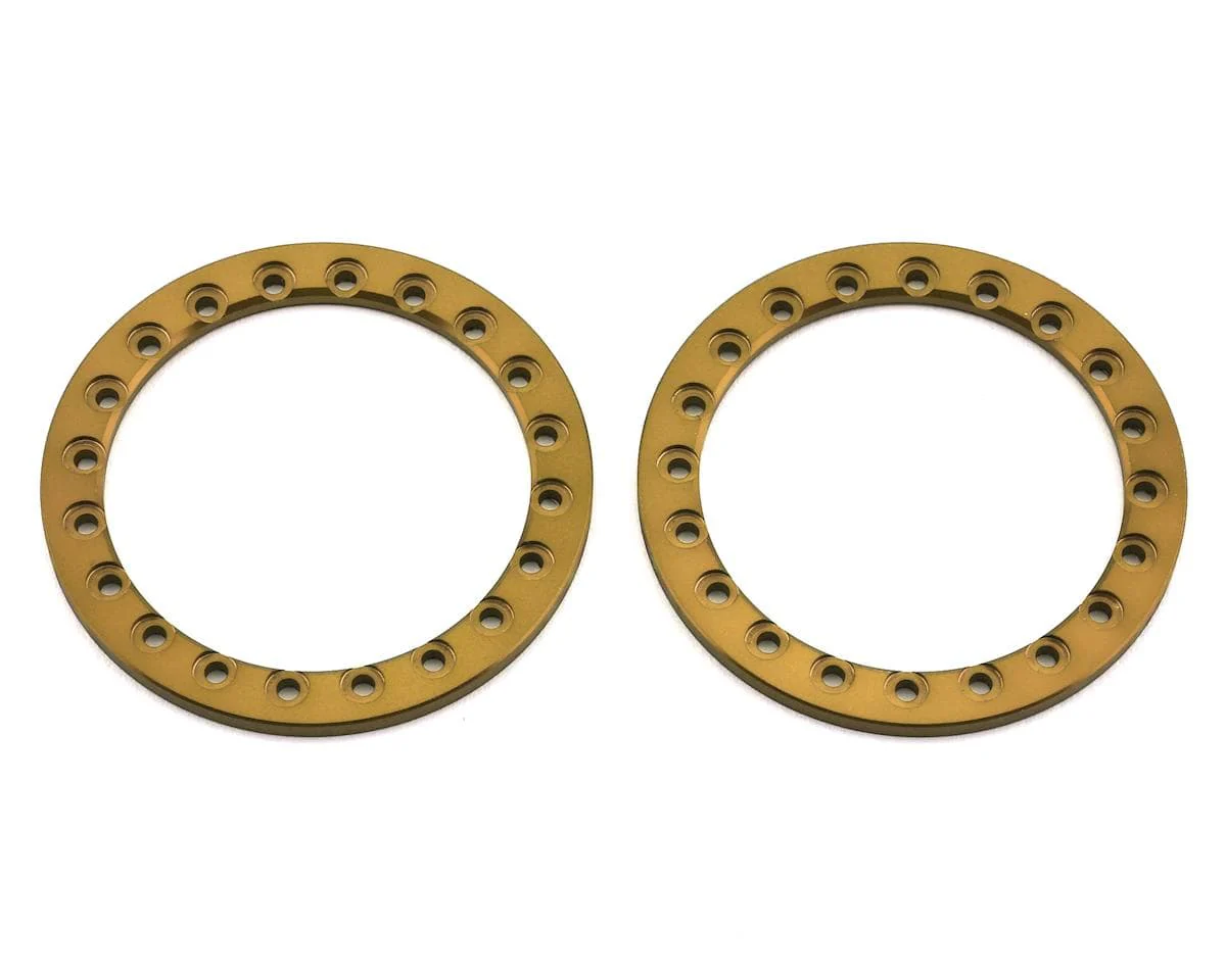 SSD RC 1.9inch Aluminum Beadlock Rings (Gold) (2)**