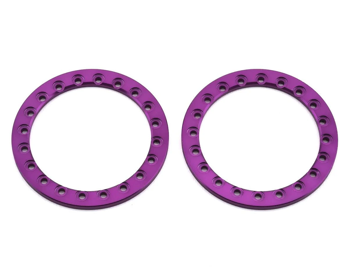 SSD RC 1.9" Aluminum Beadlock Rings (Purple) (2)**
