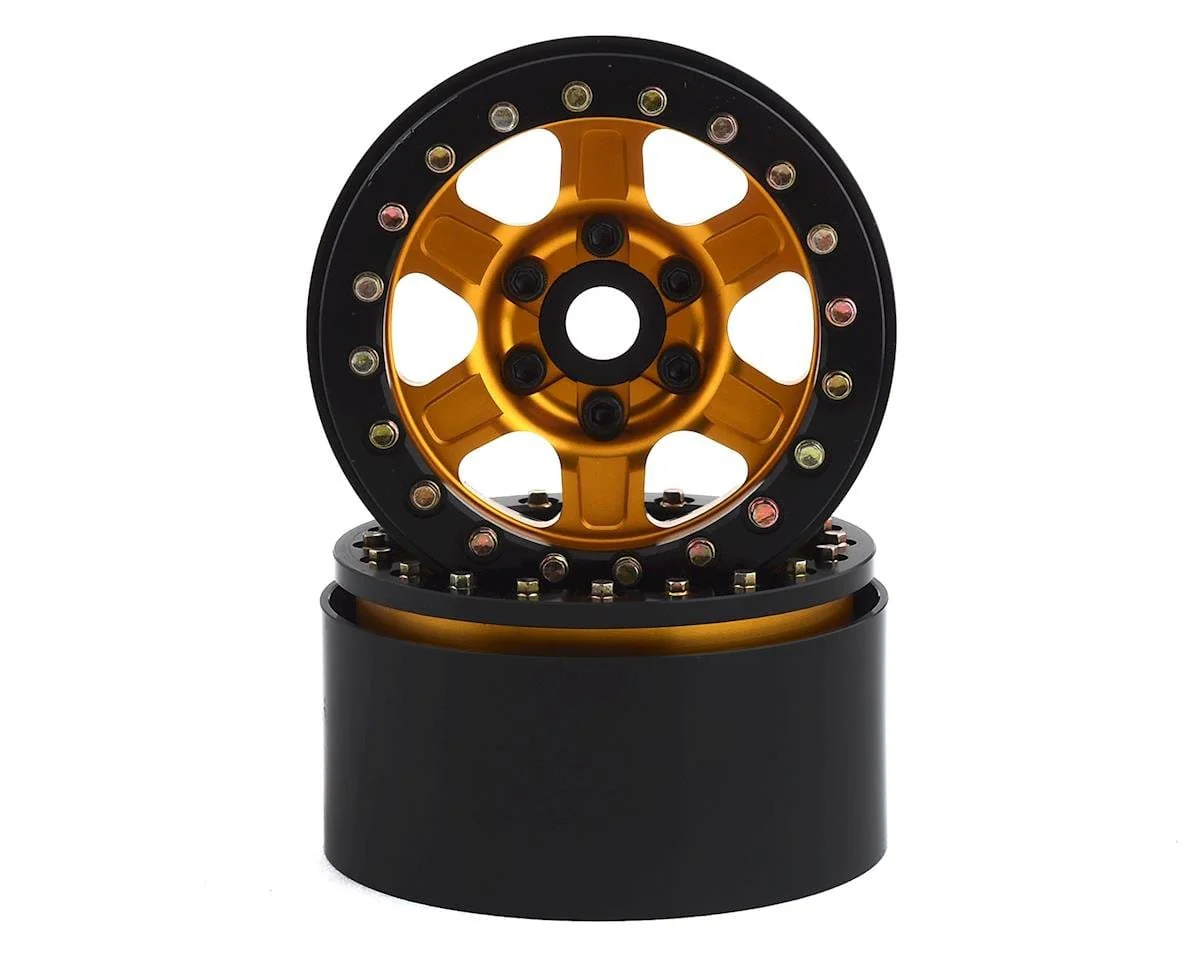 SSD RC Challenger 1.9 Beadlock Wheels (Gold) (2)**