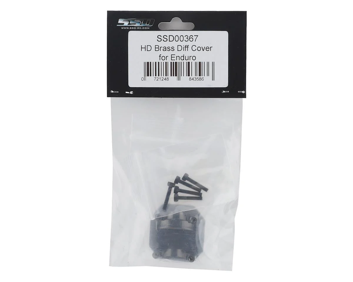 SSD RC Enduro HD Brass Differential Cover** - Image 2