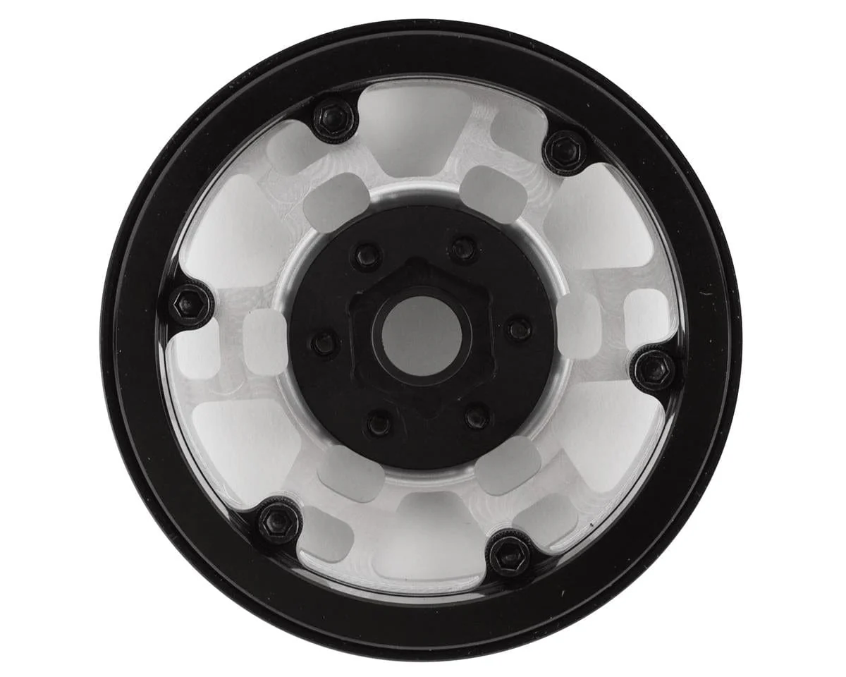SSD RC Toycoma 1.9 Beadlock Crawler Wheels (Silver) (2)** - Image 2
