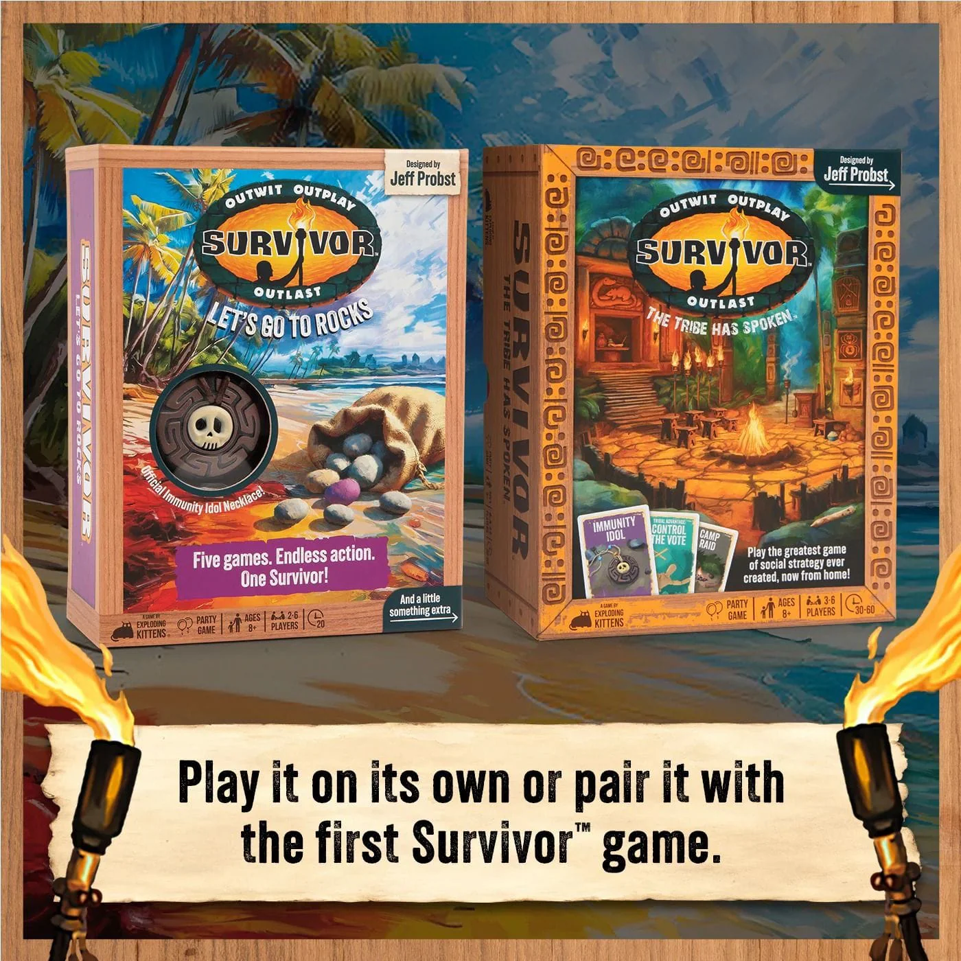 Survivor - Lets Go To Rocks The Card Game - Image 3