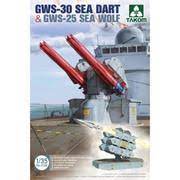 Takom 2138 1/35 GWS-30 Sea Dart & GWS-25 Sea Wolf Plastic Model Kit**