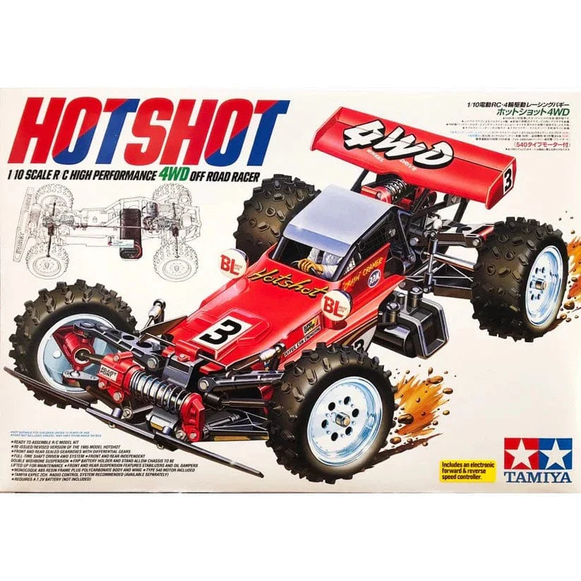Tamiya 1/10 Hot Shot 4wd RC Buggy Kit [58391]