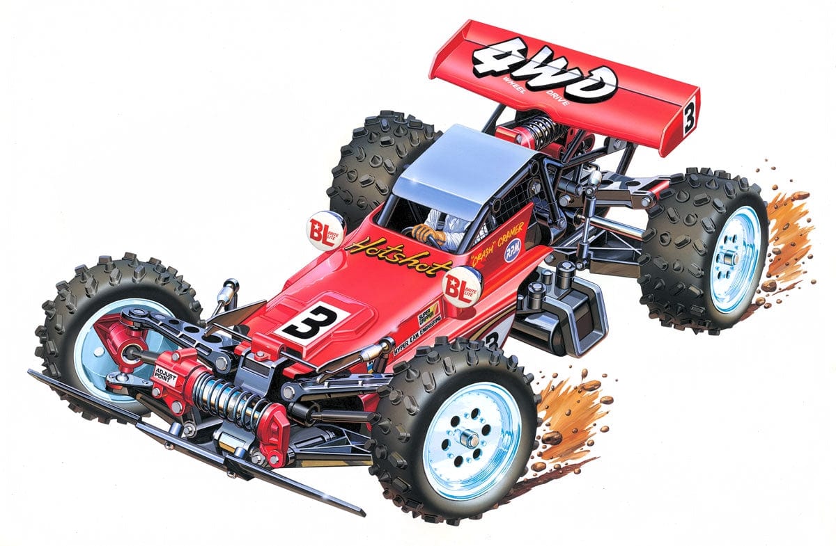 Tamiya 1/10 Hot Shot 4wd RC Buggy Kit [58391] - Image 3