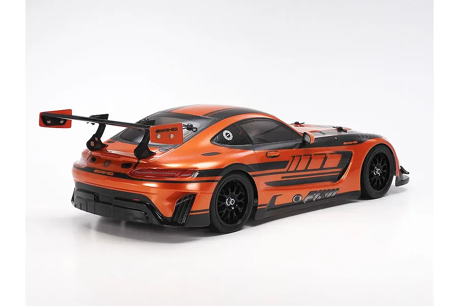 Tamiya 1/10 Mercedes-AMG GT3 EVO 1/10 Orange Painted Body (TT-02) RC Car Kit [47519] - Image 2