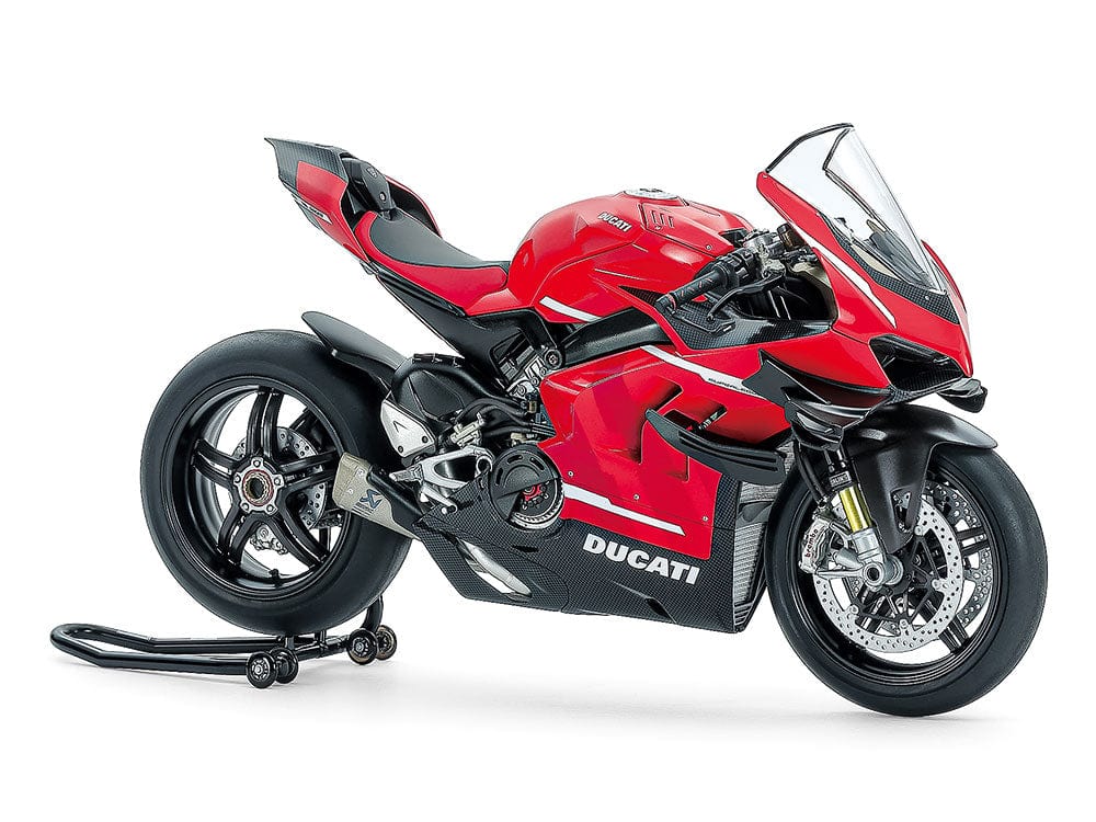 Tamiya 1/12 Ducati Superleggera V4 with Racing Kit Plastic Model Kit [14143] - Image 2