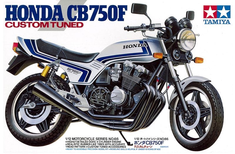 Tamiya 1/12 Honda Cb750F Custom Tuned