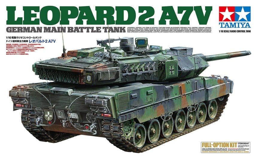 Tamiya 1/16 Leopard 2 A7V RC Tank Kit [56047]**
