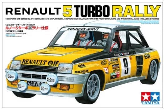 Tamiya 1/24 Renault 5 Turbo Rally Plastic Model Kit [24027]
