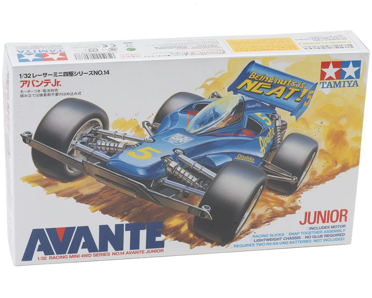 Tamiya 1/32 Jr Avante Type-II Chassis Mini 4WD Kit - Image 2