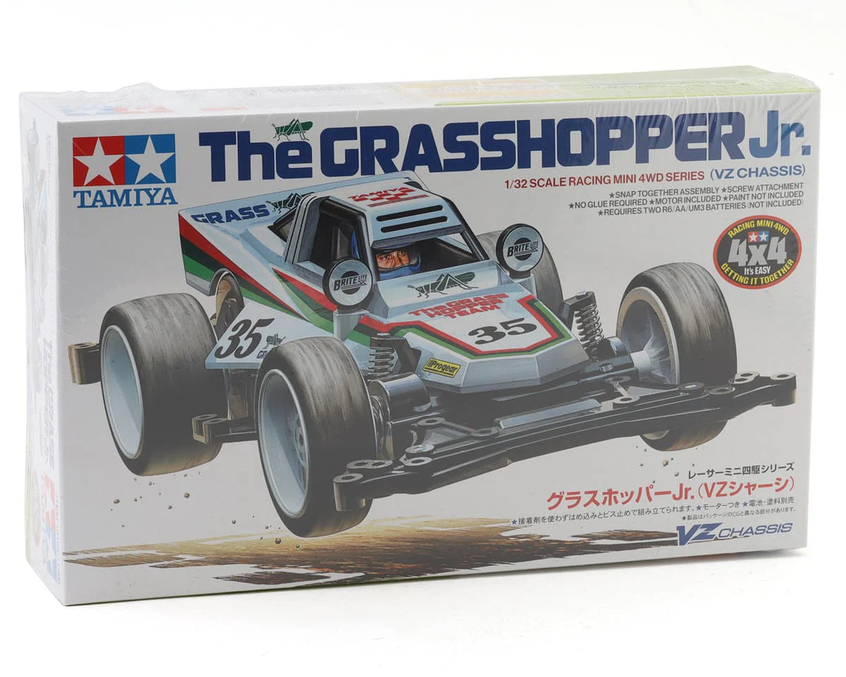 Tamiya 1/32 The Grasshopper VZ Chassis Mini 4WD Kit - Image 2