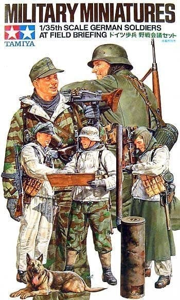 Tamiya 1/35 German Soldiers At Field Briefing Military Miniatures