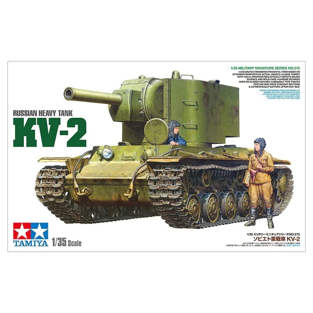 Tamiya 1/35 KV-2 Russian Heavy Tank