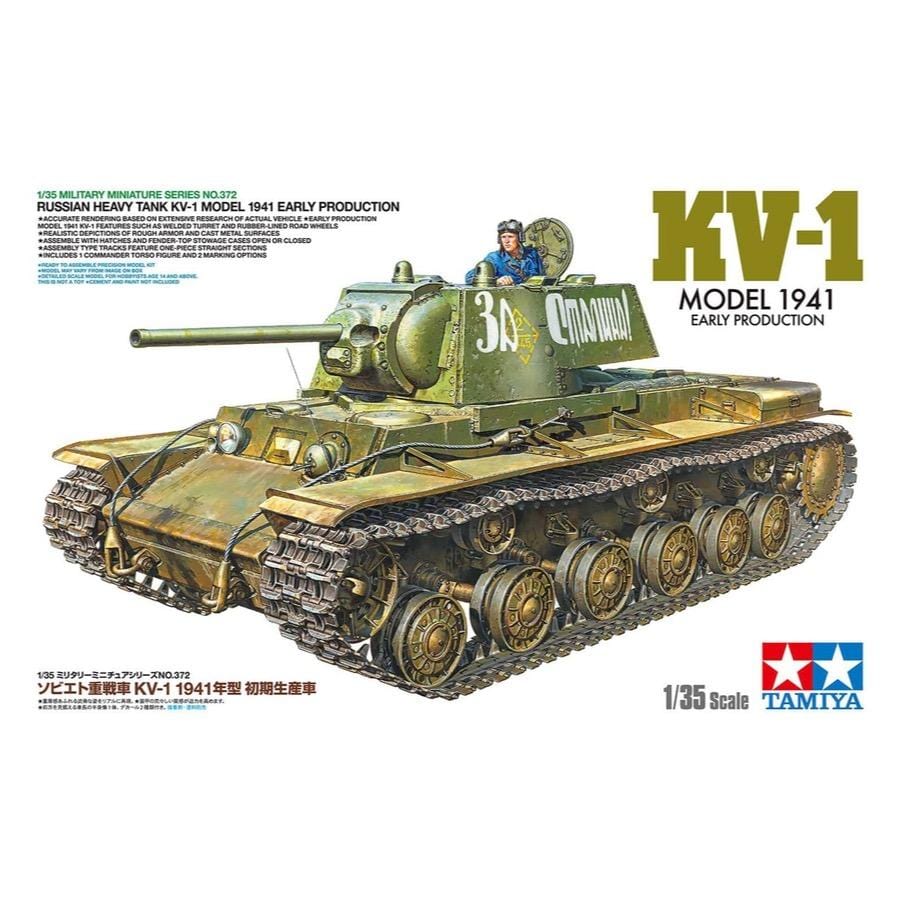 Tamiya 1/35 Russian Heavy Tank KV-1 Model 1941