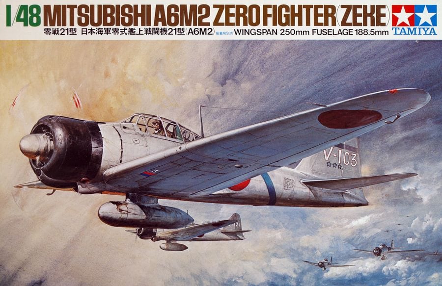 Tamiya 1/48 Mitsubishi A6M2 Zero Fighter Zeke