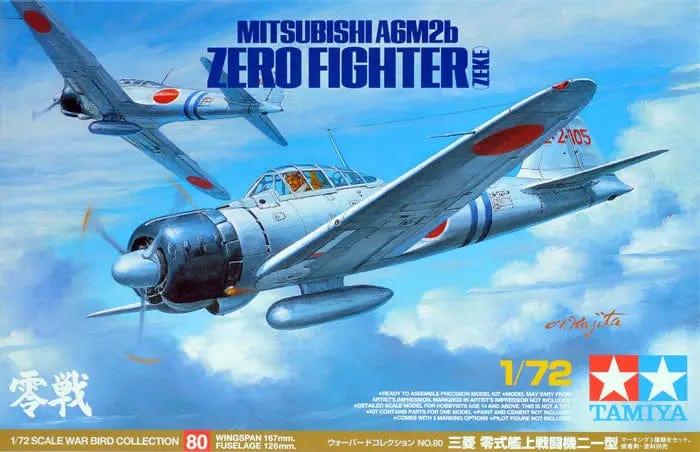 Tamiya 1/72 Mitsubishi A6M2B Zero Fighter