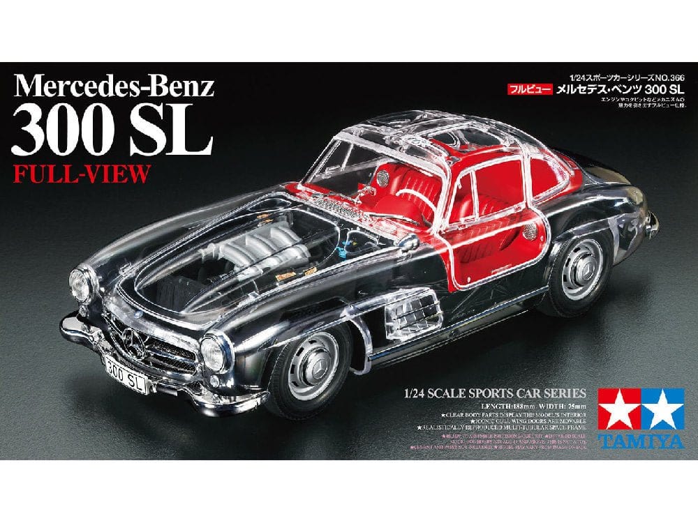 Tamiya 24366 1/24 Full View Mercedes-Benz 300SL Plastic Model Kit