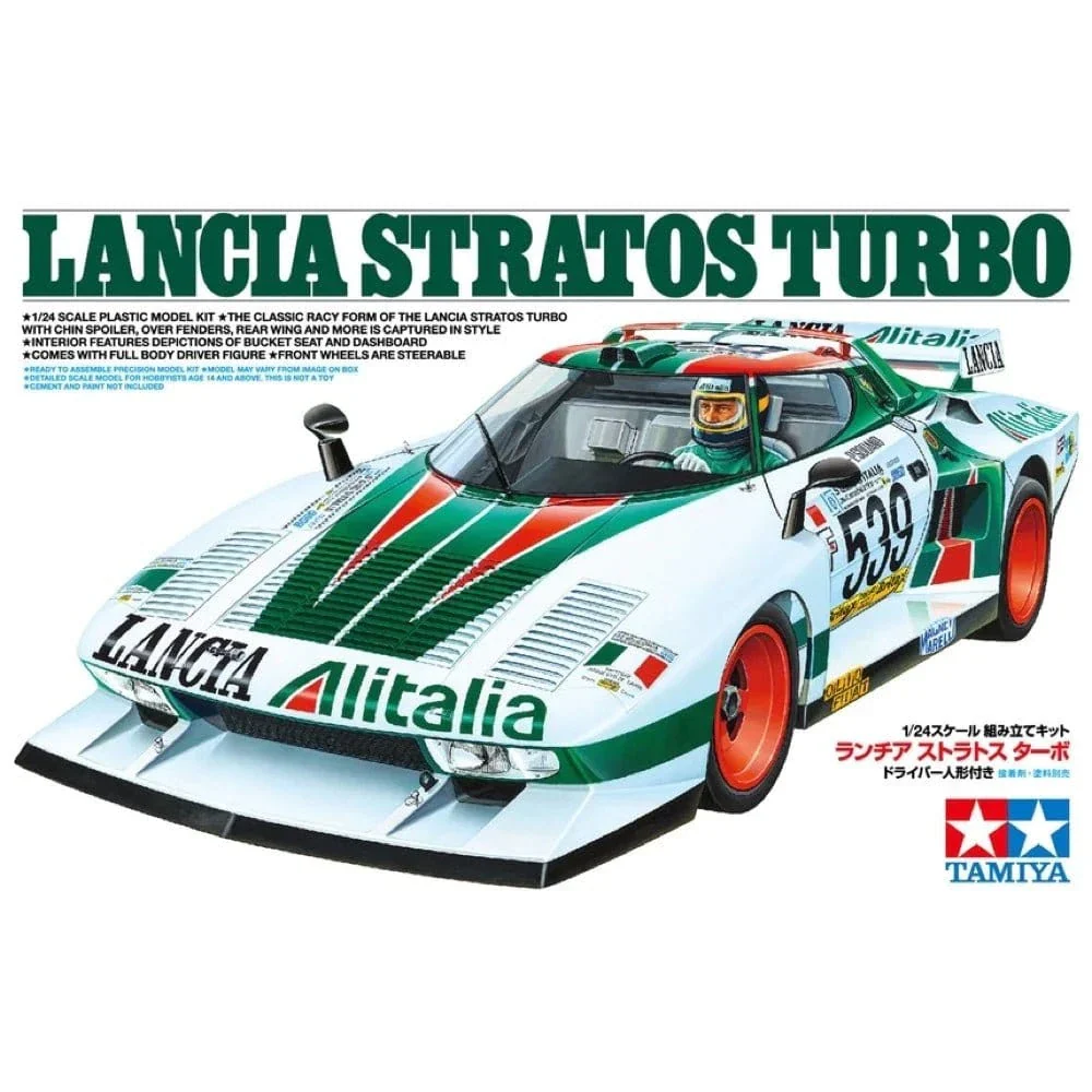 Tamiya 25210 1/24 Lancia Stratus Turbo Plastic Model Kit