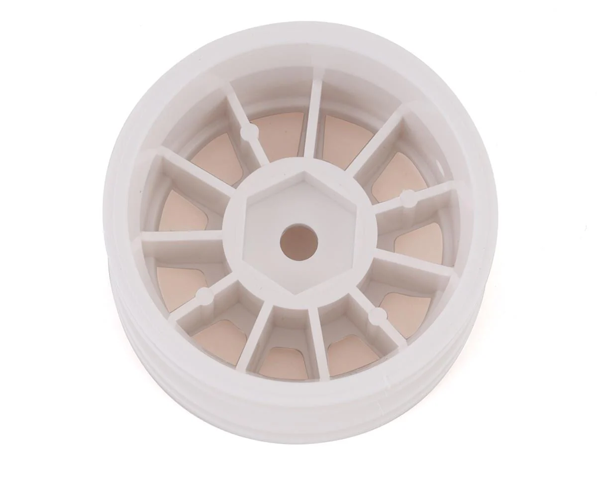 Tamiya M-Chassis 11 Spoke Racing Wheels (White) (4) - Image 2