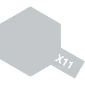 Tamiya X-11 Enamel Chrome Silver - Image 2