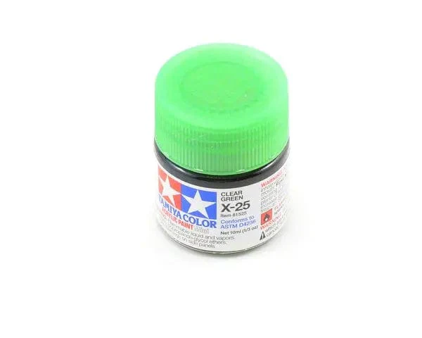 Tamiya X-25 Acrylic Clear Green
