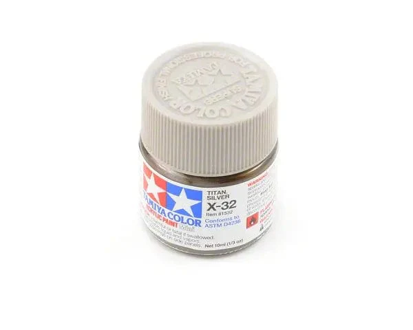 Tamiya X-32 Acrylic Titanium Silver