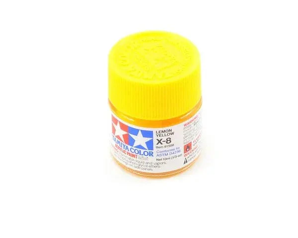 Tamiya X-8 Acrylic Lemon Yellow