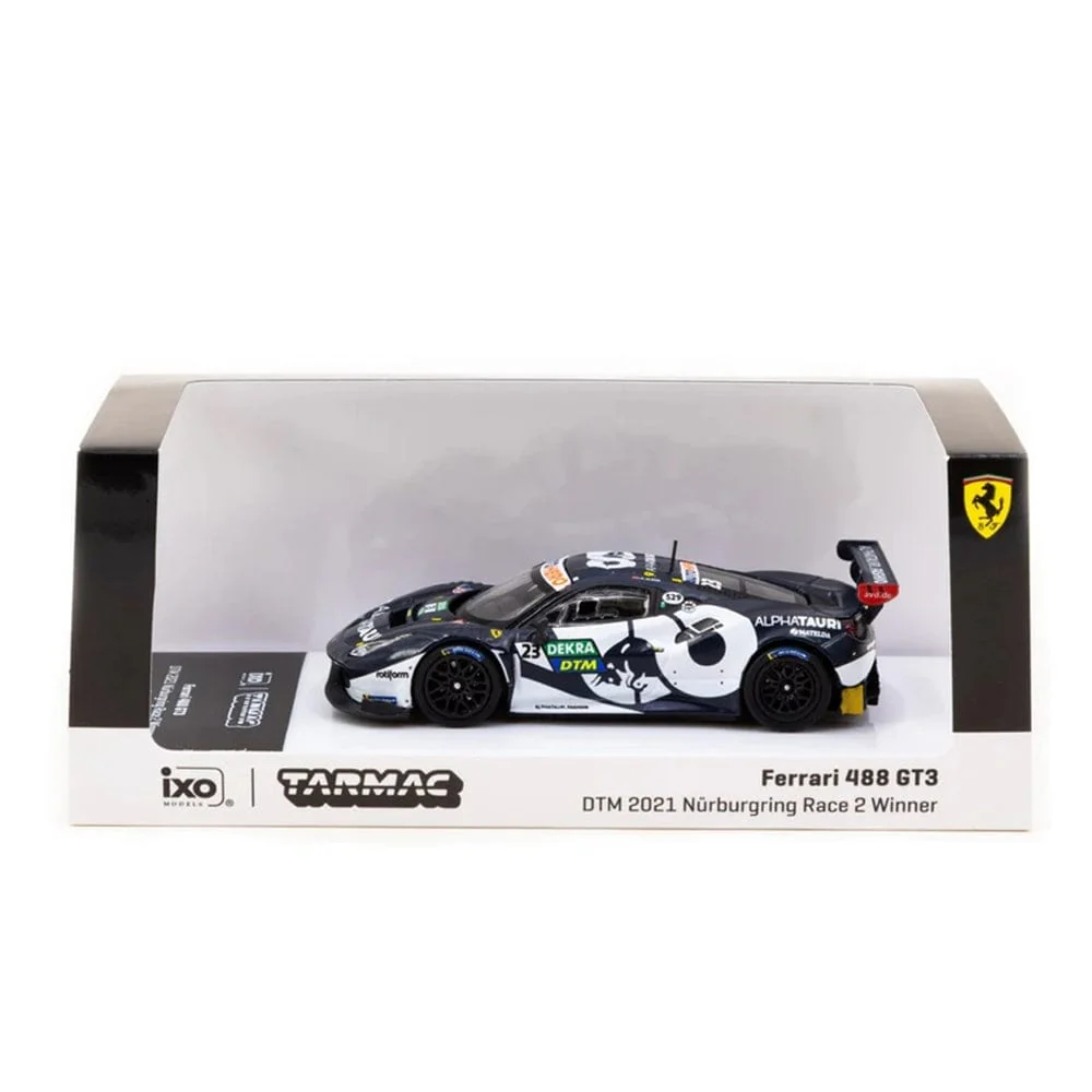 Tarmac 1/64 Ferrari 488 GT3 DTM 2021 Nurburgring Race 2 Winner Alex Albon - Image 3