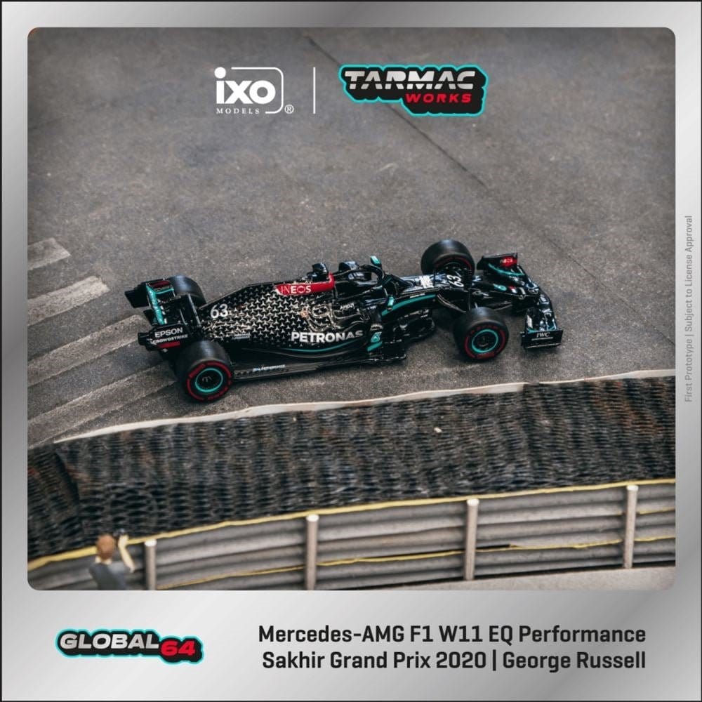 Tarmac 1/64 Mercedes-AMG F1 W11 EQ Performance - Sakhir Grand Prix - Image 2