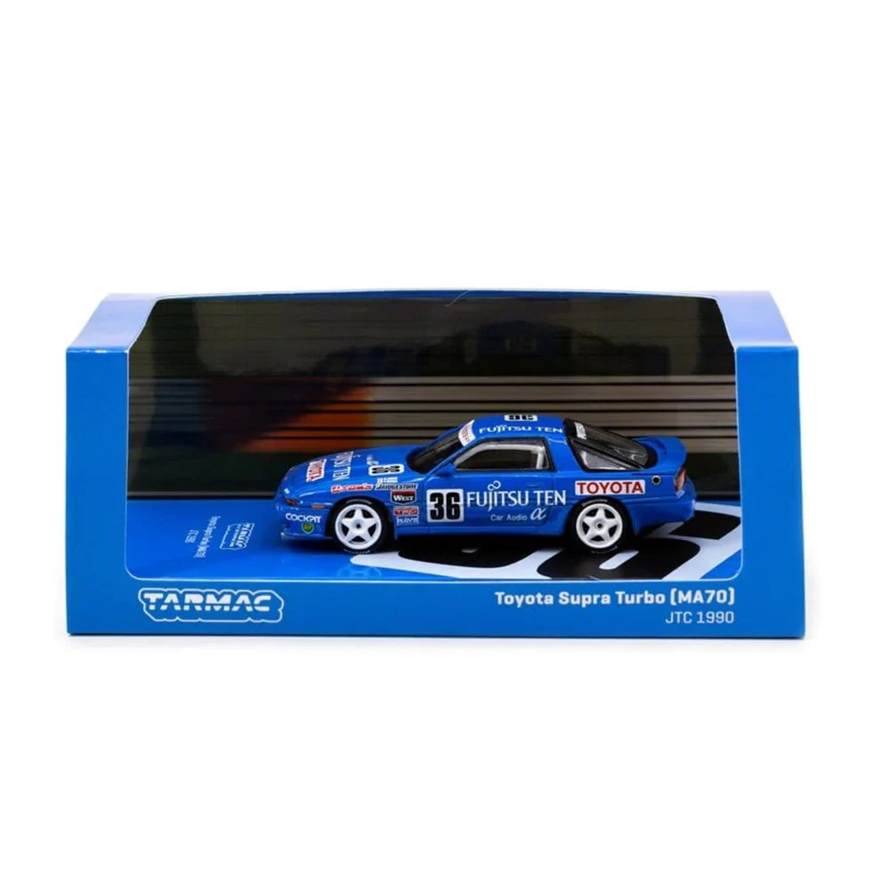 Tarmac 1/64 Toyota Supra Turbo (MA70) - JTC1990 - M. Sekiya / H. Ogawa