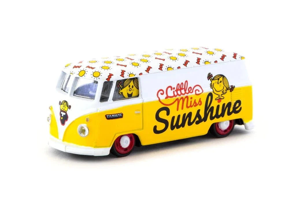 Tarmac 64S-005-MMLM 1/64 VW Type II (T1) Panel Van - Mr. Men Little Miss - Little Miss Sunshine