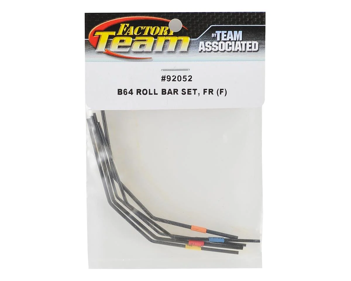 Team Associated 92052 B64 Anti-roll Bar Set, Front, Firm** - Image 2